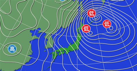 東低西高|3分で分かる「西高東低の気圧配置」